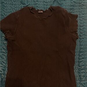 Brandy Melville Black Crop Top